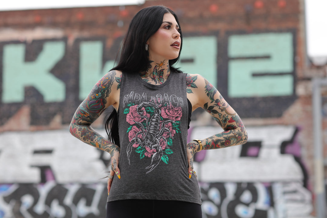 ฀*様 スコーピオン タンクトップ Scorpion Women's Tank – Papa Roach