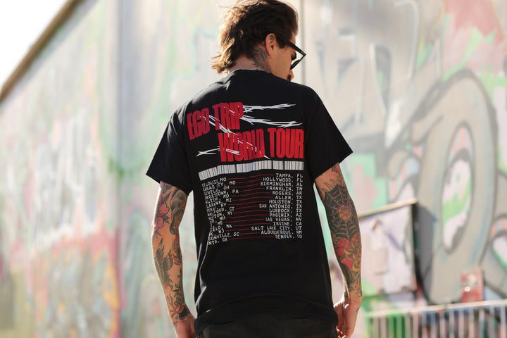 Razorwire Photo Tour Tee (Black) – Papa Roach