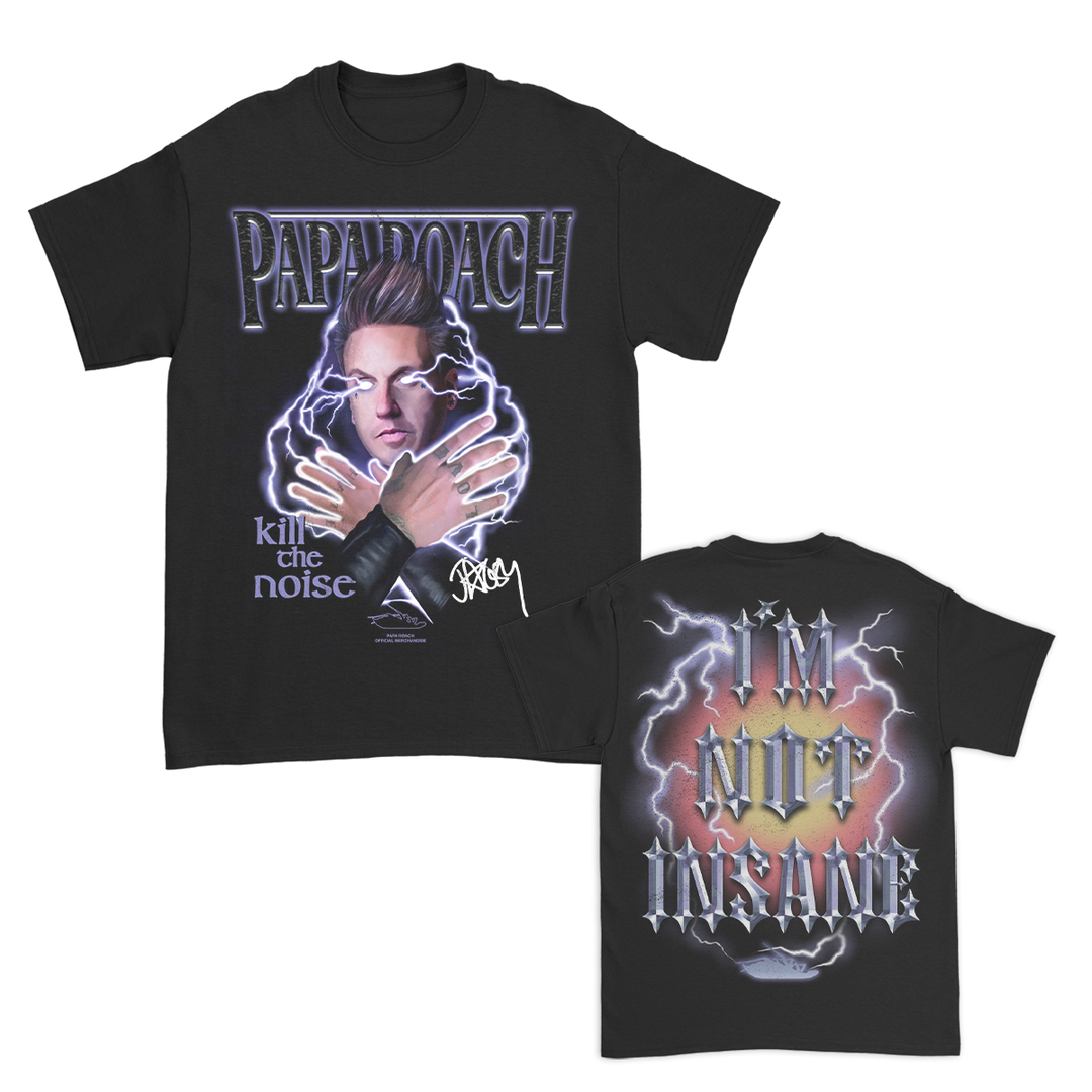 I m Not Insane Tee Black