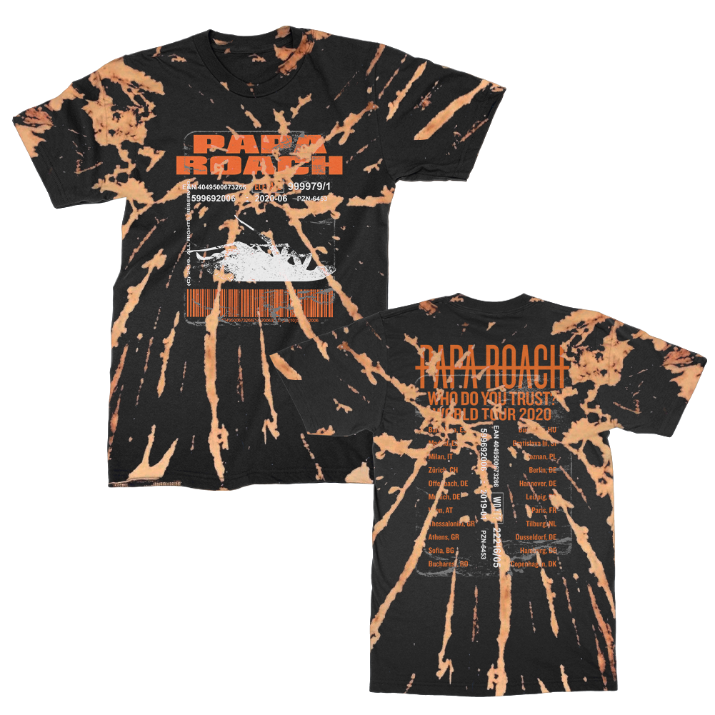 Dead Roach WDYT? 2020 Tour T-Shirt (Black Dye)