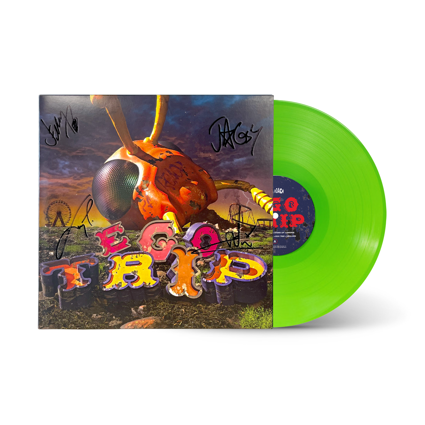 SIGNED Ego Trip LP (Lime Green)