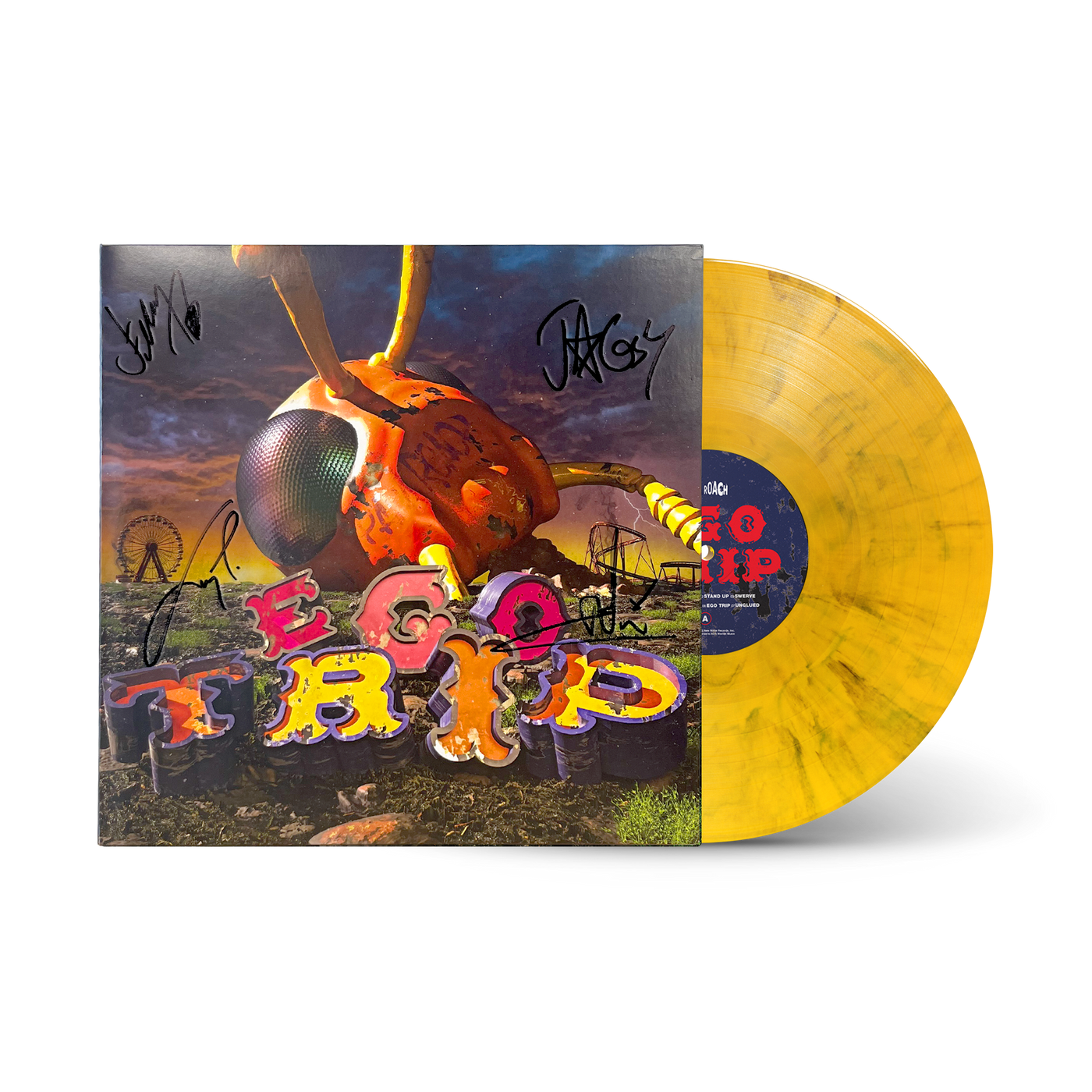 SIGNED Ego Trip LP (Yellow/Black Swirl)