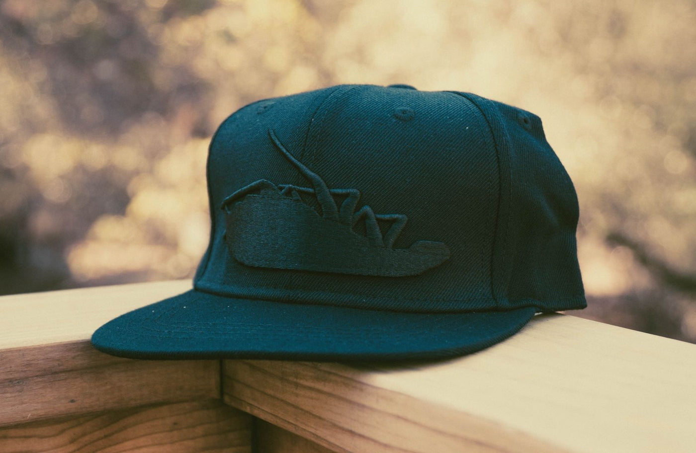 Blackout Roach Snapback (Black)