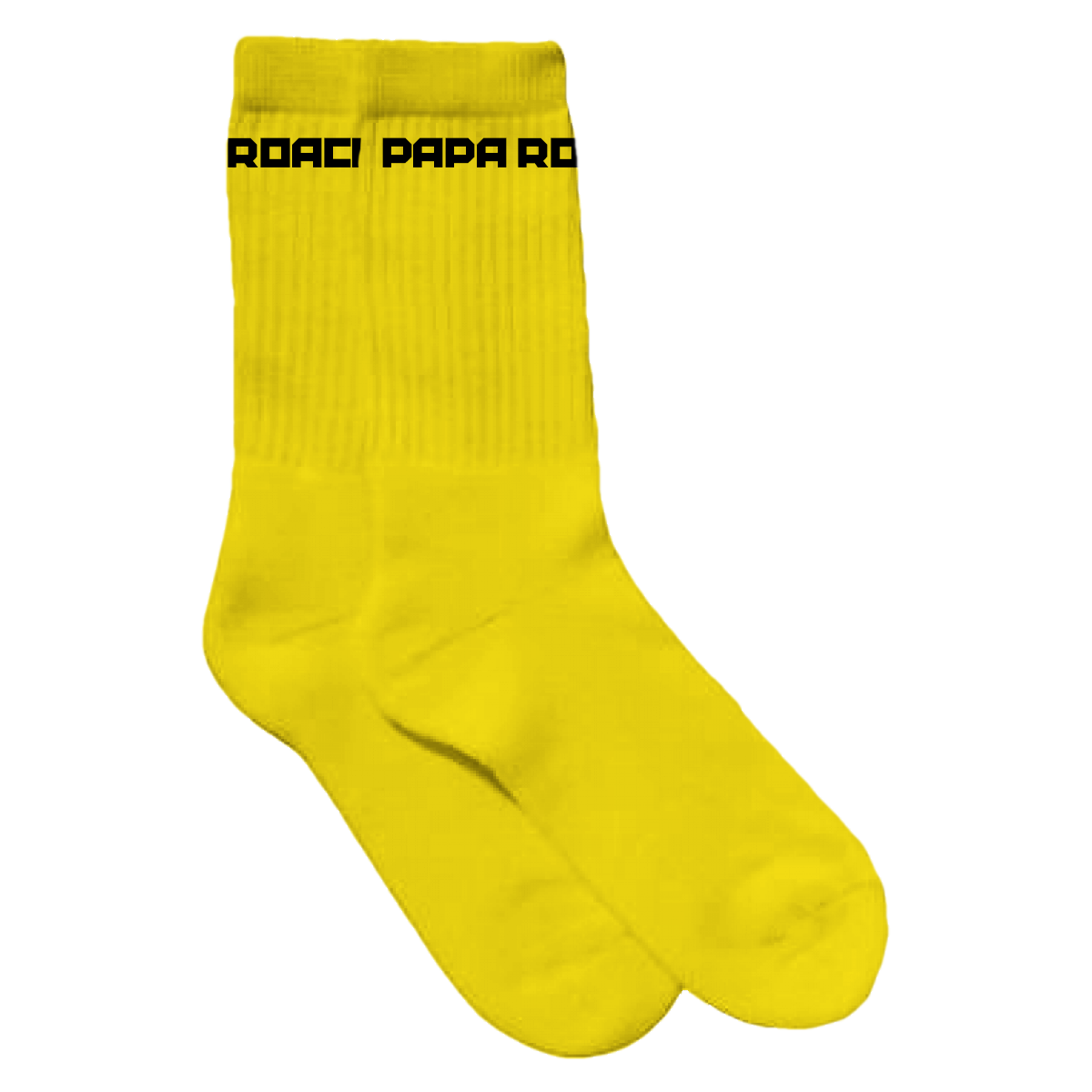 Papa-Roach-Infest-In-Studio-Socks-Yellow