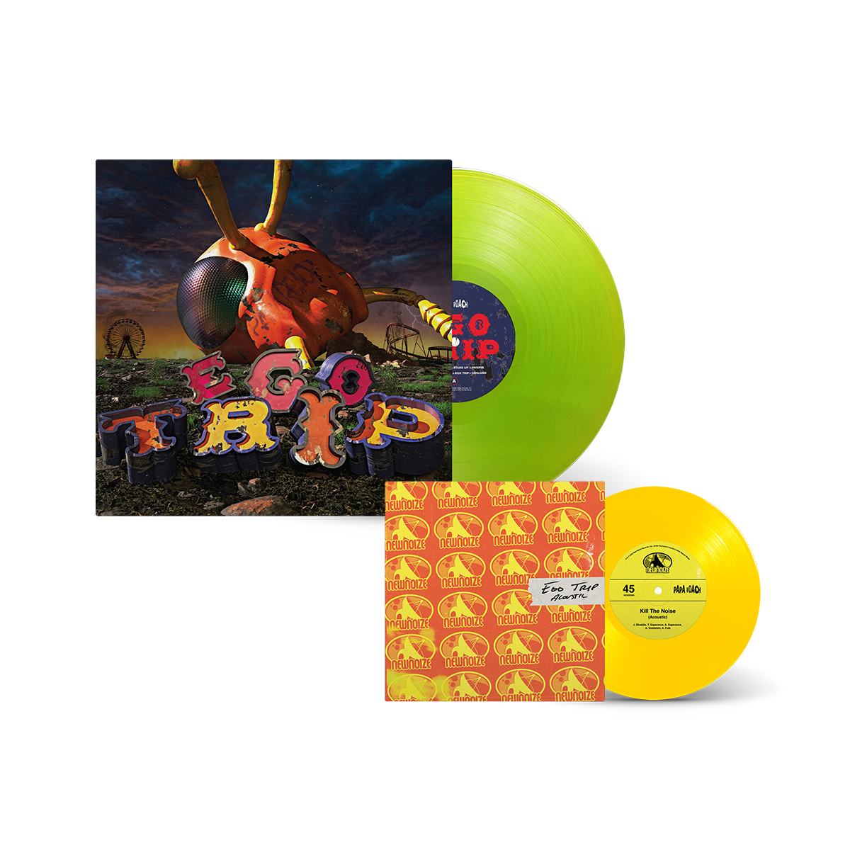 Papa Roach – Ego Trip LP (Radioactive Yellow)