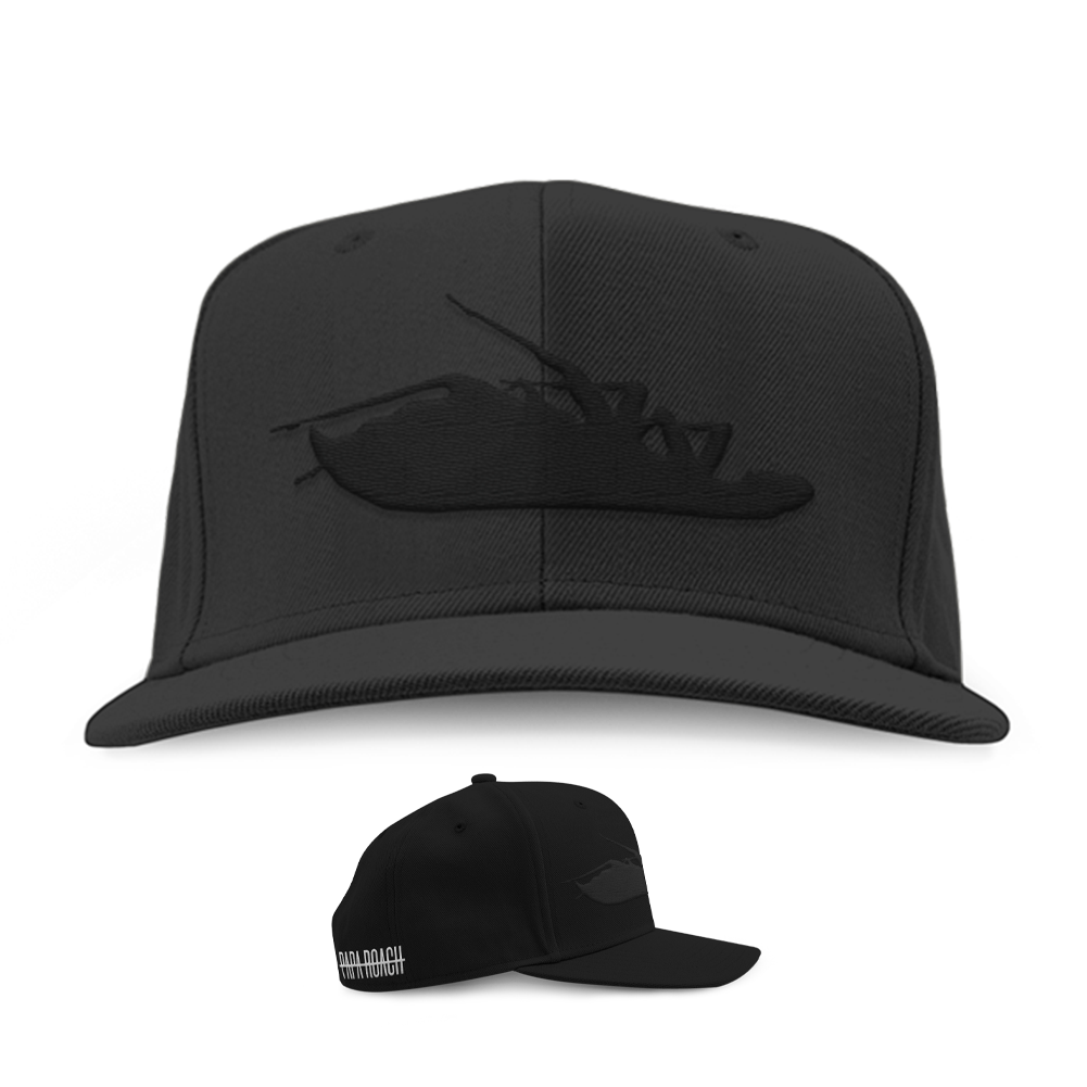 Blackout Roach Snapback (Black)