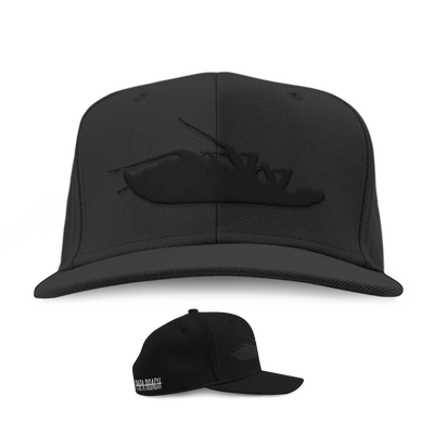 Blackout Roach Snapback (Black)