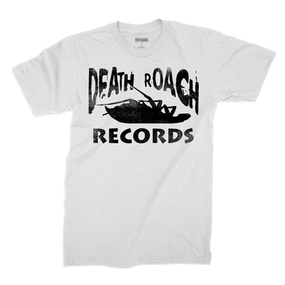Death Roach Records Tee (White)