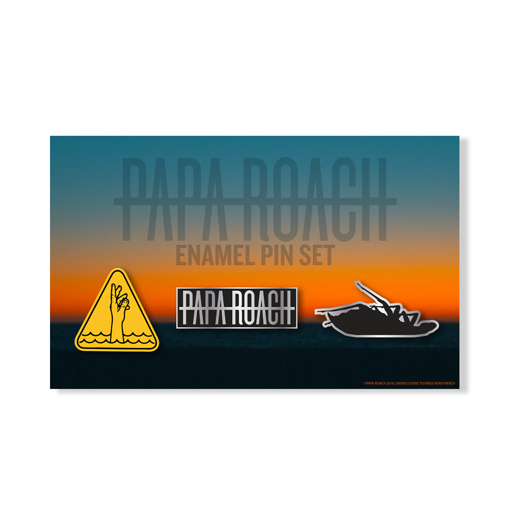 Papa Roach Who Do You Trust? Enamel Pin Set